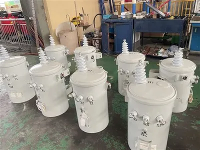 Jednofázové transformátory oleja pre pól